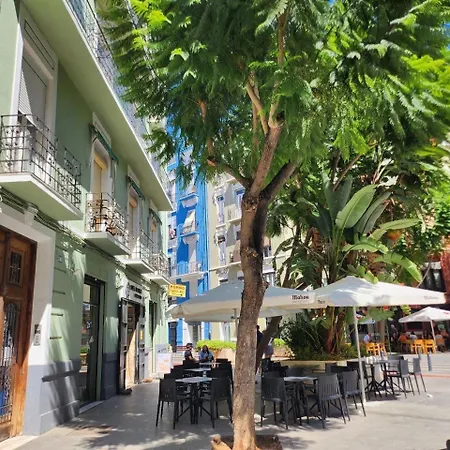 Appartement With Terrace In The Center Russafa, Wifi *